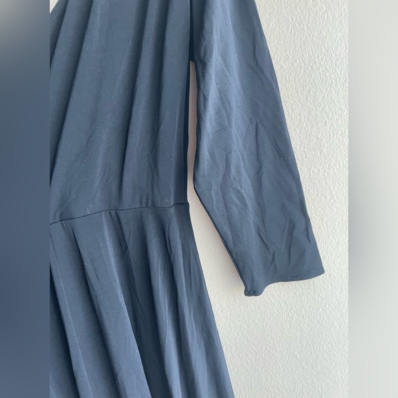 Maggy London Women Black Mid Dress Size 14 - Picture 8 of 8